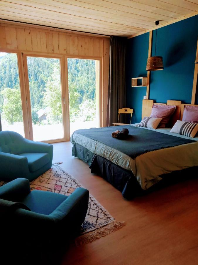 Le Chalet Du Blanc Spa yoga Bed & Breakfast Aillon-le-Jeune Bagian luar foto