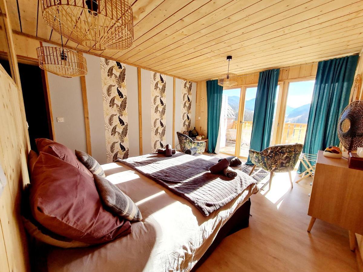 Le Chalet Du Blanc Spa yoga Bed & Breakfast Aillon-le-Jeune Bagian luar foto