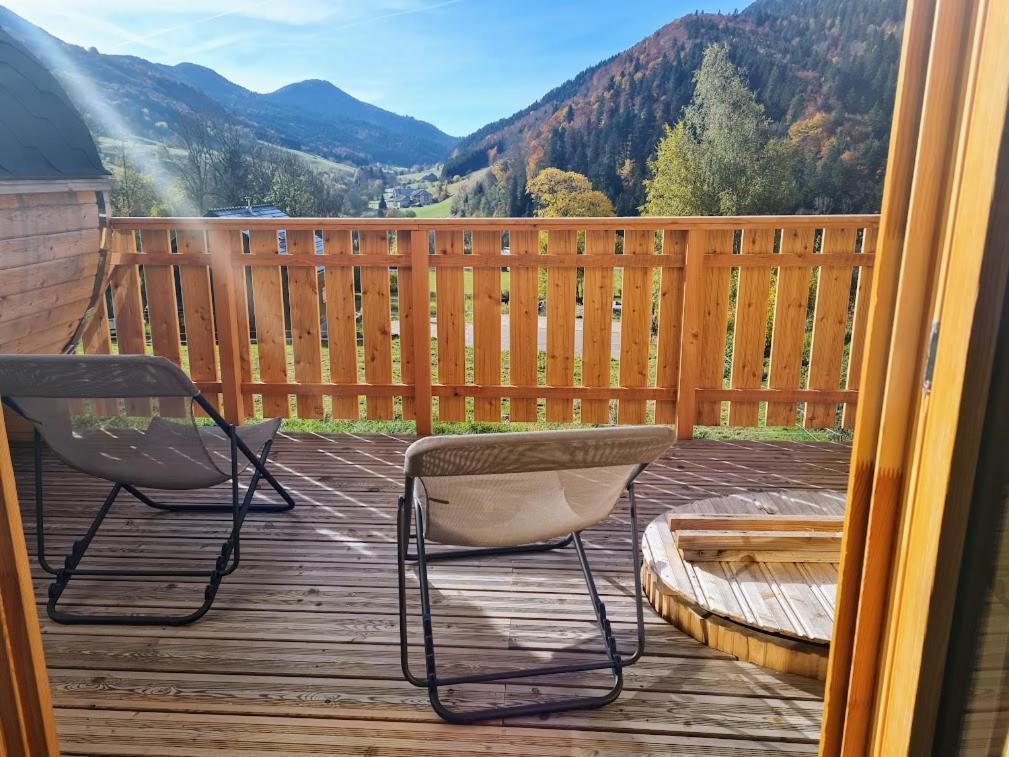 Le Chalet Du Blanc Spa yoga Bed & Breakfast Aillon-le-Jeune Bagian luar foto