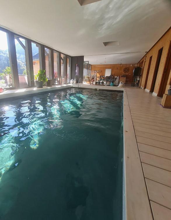 Le Chalet Du Blanc Spa yoga Bed & Breakfast Aillon-le-Jeune Bagian luar foto