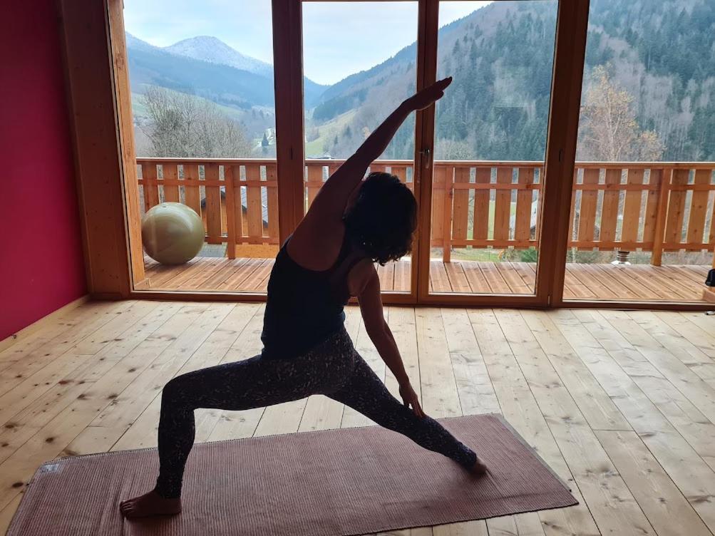 Le Chalet Du Blanc Spa yoga Aillon-le-Jeune Bagian luar foto