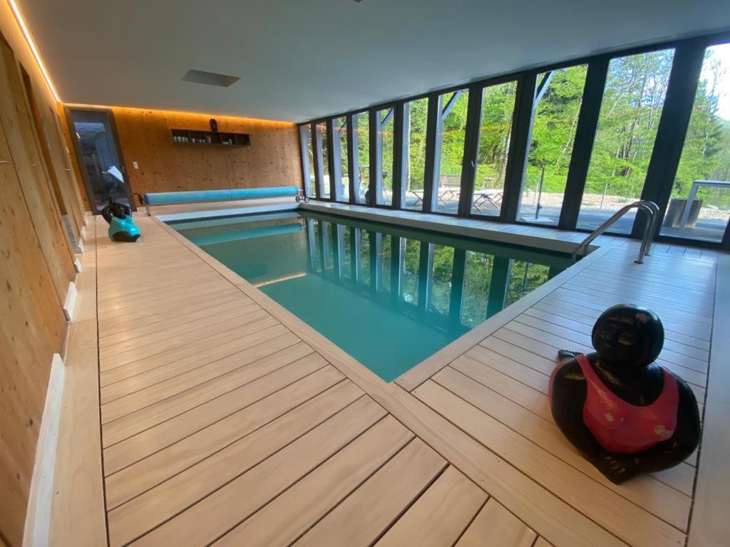 Le Chalet Du Blanc Spa yoga Bed & Breakfast Aillon-le-Jeune Bagian luar foto